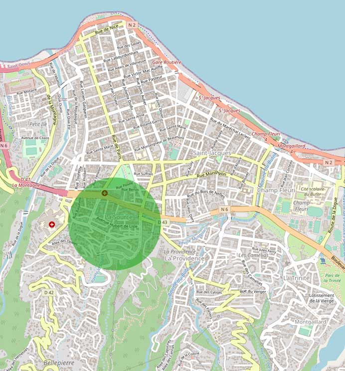 Saint-Denis immobilier dans le quartier de la SOurce, plus de 67% d'appartements pour 33% de maisons avec plus de 23% de logements sociaux