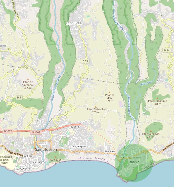 Langevin immobilier et sa rivière près de Saint Joseph