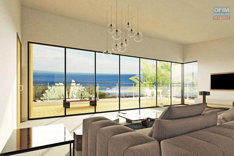 A vendre appartements en défiscalisation à la saline les bains avec vue mer.