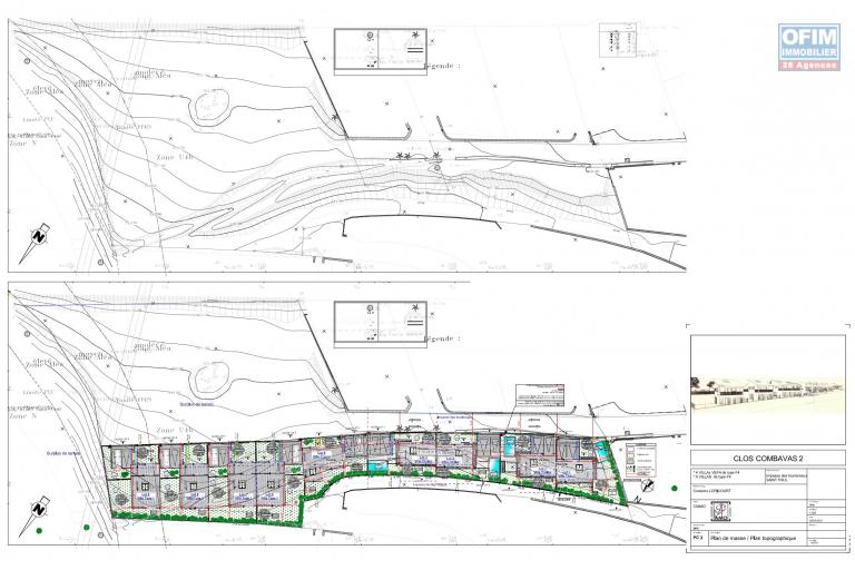 4 Villas de Standing 4 pièces en constructions (VEFA), dans le centre ville de la Plaine st Paul.