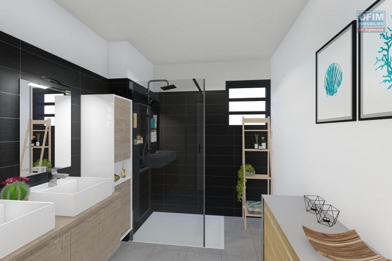 7 Appartements T2 (2 pièces) de standing en construction (VEFA), proche front de mer, St Paul.