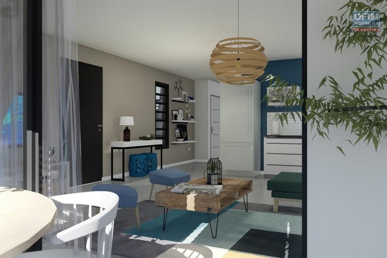  Appartements T2 de standing en construction (VEFA), proche front de mer, St Paul.