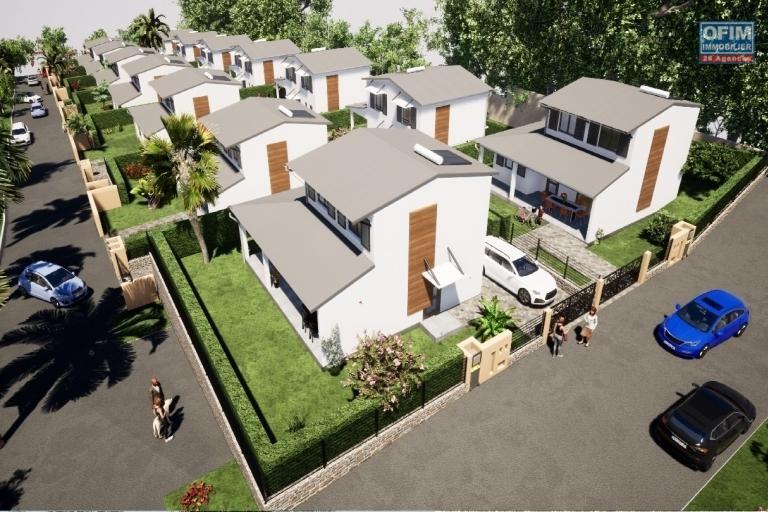 18 Villas 4 pièces en construction (VEFA), centre ville de Piton st Leu.