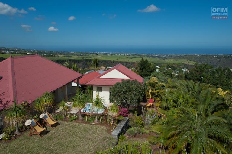 Splendide Case Créole + Ch. Hôtes Entre Deux - LOT 2 & LOT  3 Vue sur Océan