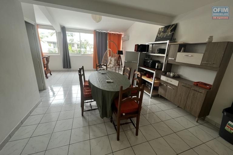 A vendre bel appartement T3 avec parking en bord de mer - Résidence Lagon Bleu - La Saline les Bains