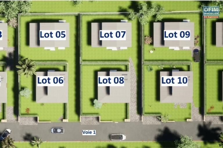 8 Villas 4 pièces en construction (VEFA), centre ville de Piton st Leu.