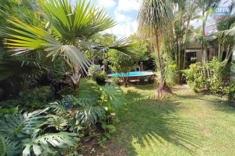 Charmante villa F6 de plain pieds avec piscine et jardin exotique de 953 m2 - Les Avirons -