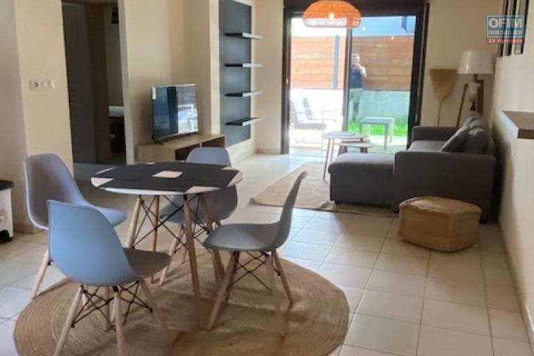 A louer T3 meublé à l'année avec  grand jardin et piscine commune, Residence les jardins de Magalli,à La Montagne,