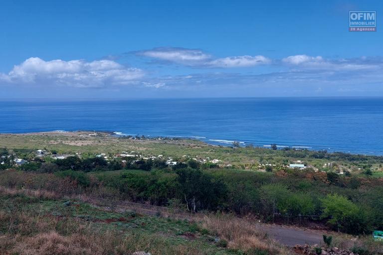 A louer superbe appartement T4 avec vue mer panoramique  à Saint Leu