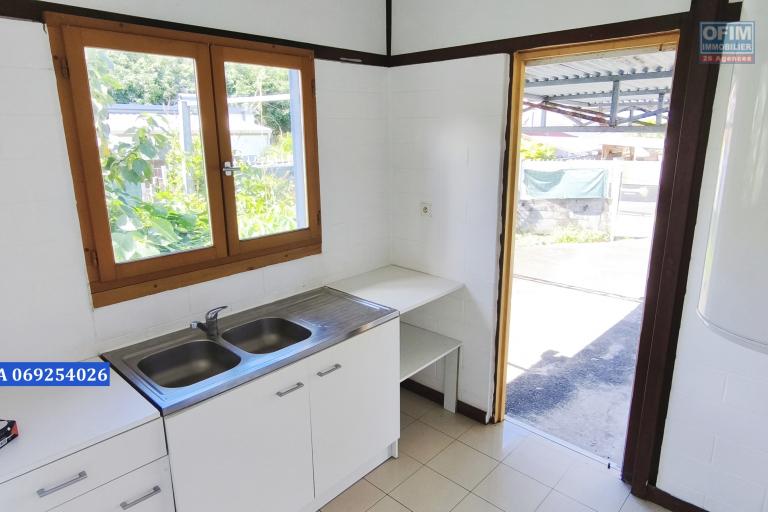 Maison plain-pied de 75 m2, jardin, terrain 405 m2 (Henri TAFA 0692540262)