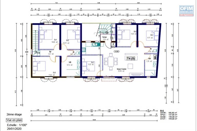 Ensemble immobilier neuf constitué de 5 appartements  proche centre ville de Saint Louis
