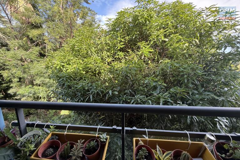 Beau studio de 23,65 m2 + 9 m2 de varangue, au deuxième étage de la résidence sécurisée Les Jardins de la Rivière, achat pour un investissement locatif uniquement.
