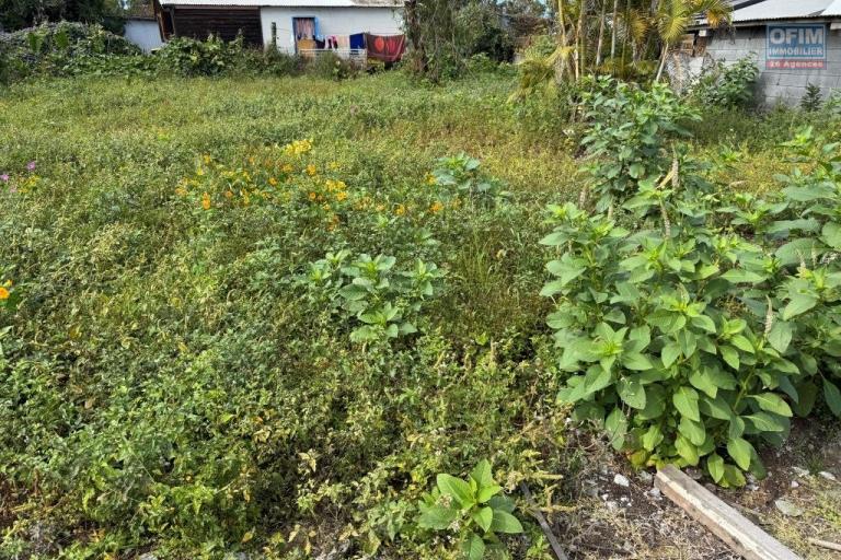 A vendre terrain plat de 405 m² à Bras de Pontho, secteur calme