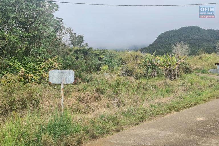 A Vendre parcelle de 641 m2 &agrave; La Plaine des Palmistes 100m2 constructible uniquement