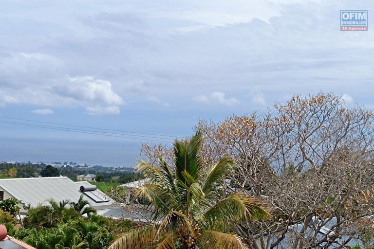 Villa T2/3 neuve en  Duplex de 84 m² – Terrain 342 m² – Vue mer – Ravine des Cabris