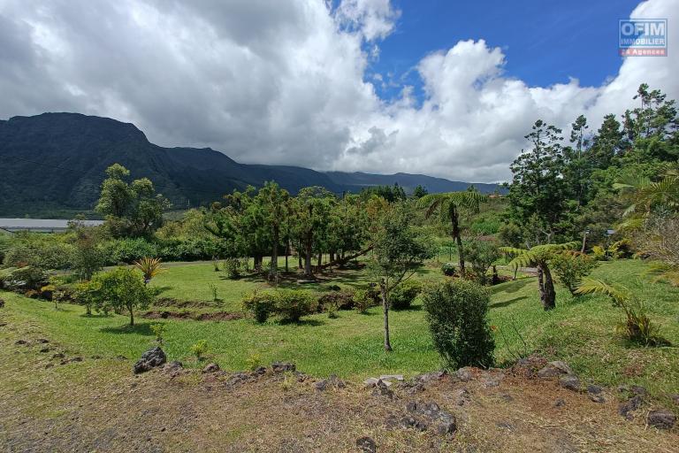 A vendre exceptionnelle Villa de 80 m2 sur un terrain de 3100 m2 &agrave; la PLaine des Palmistes