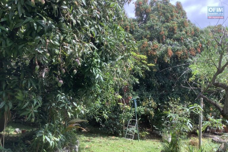 A vendre Terrain constructible avec une belle piscine - Au centre ville de la Possession.