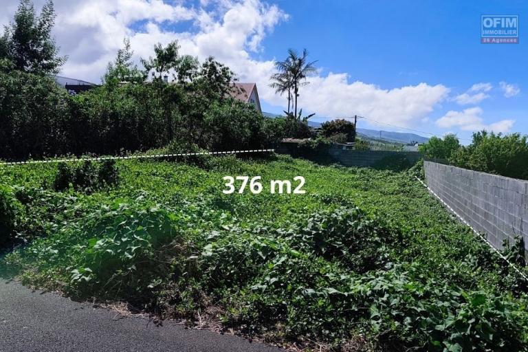 Opportunit&eacute; terrain de 376 m2 viabilis&eacute; &agrave; ne pas manquer &ndash; 19ᵉ km, Le Tampon