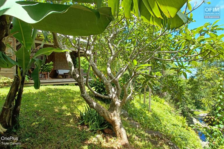 Magnifique maison bois de type F3+ plain pied, petite vue mer, bassins naturels,...