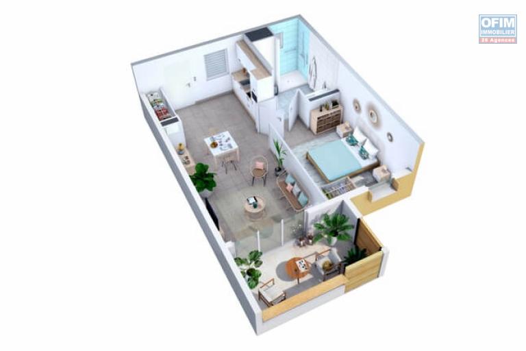 Bel appartement T2 avec jardin privatif dans une résidence séniors de haute qualité