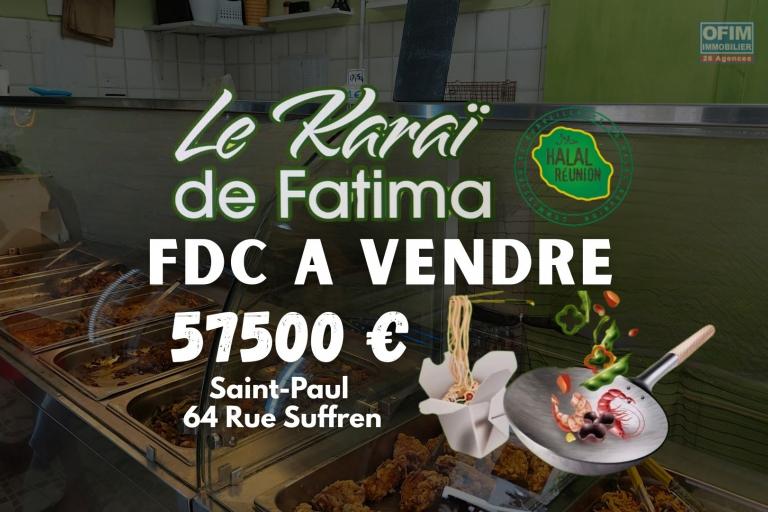 A SAISIR &ndash; Fonds de commerce Restaurant &laquo; Le Kara&iuml; de Fatima &raquo; &ndash; Saint-Pa...
