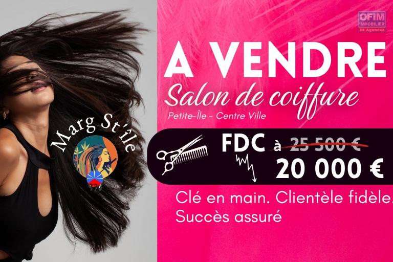 À Vendre – Fonds de commerce Salon de coiffure Marg St'île à Petite-Île (974) | 20000€