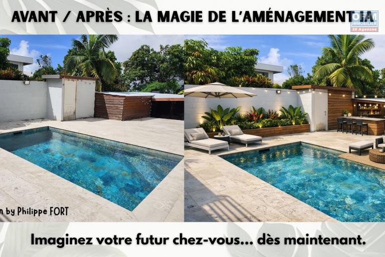 A VENDRE - Villa d&rsquo;exception T10 avec piscine &ndash; Centre-ville du Tampon &ndash; 325 m&sup2; habitables
