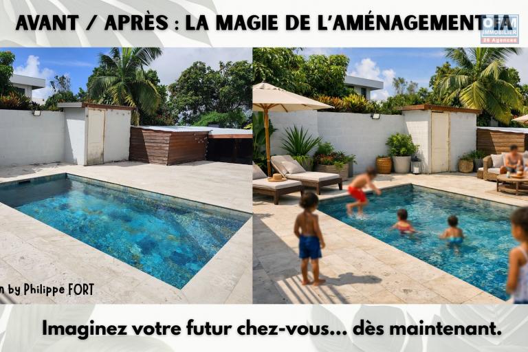 A VENDRE - Villa d&rsquo;exception T10 avec piscine &ndash; Centre-ville du Tampon &ndash; 325 m&sup2; habitables