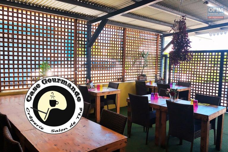 À VENDRE – Fonds de commerce : Restaurant • Salon de thé • Glacier la Case Gourmande à Piton Saint-Leu