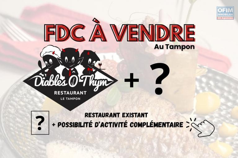 A SAISIR Fonds de commerce Restaurant Le Diables Ô Thym au Tampon est à vendre