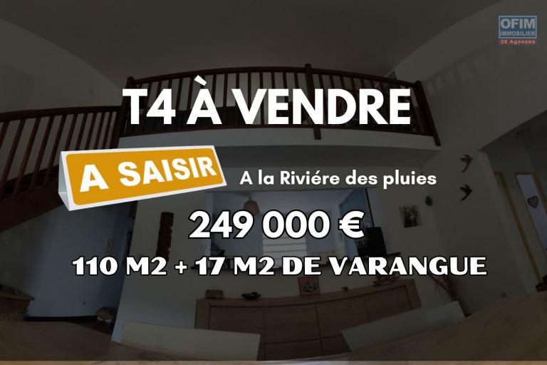 Vente appartement T4 de 128 m2 &agrave; Sainte - Marie Ile de La R&eacute;union
