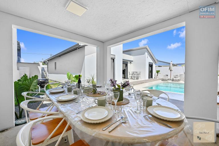 Villa Floé'A – Élégance contemporaine, piscine au sel et vue sur l’ouverture du cirque de Cilaos La Rivière Saint-Louis (525000€)