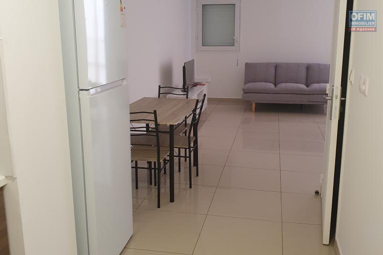 A Louer ce bel et spacieux appartement de type F1 meubl&eacute; sur la r&eacute;sidence PASSERELLE situ&eacute; rue des deux canons &agrave; Sainte Clotilde.