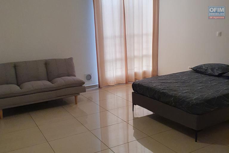 A Louer ce bel et spacieux appartement de type F1 meubl&eacute; sur la r&eacute;sidence PASSERELLE situ&eacute; rue des deux canons &agrave; Sainte Clotilde.