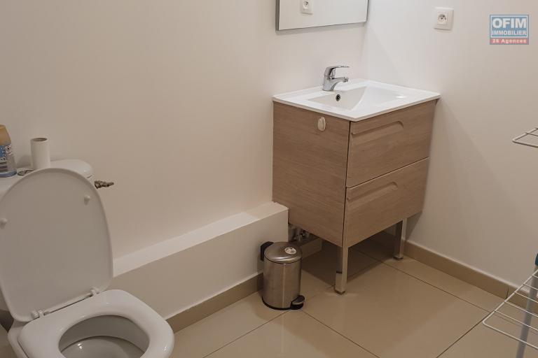 A Louer ce bel et spacieux appartement de type F1 meubl&eacute; sur la r&eacute;sidence PASSERELLE situ&eacute; rue des deux canons &agrave; Sainte Clotilde.