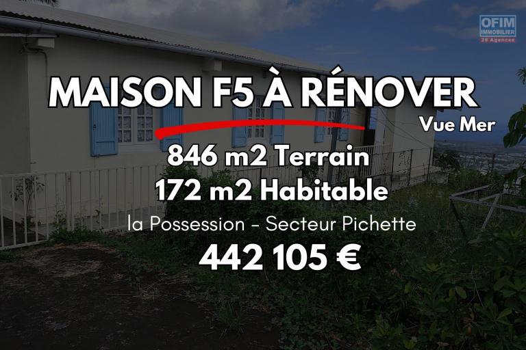 Occasion &agrave; saisir vue mer extraordinaire - Maison de 176 m2 &agrave; r&eacute;nover sur un ...