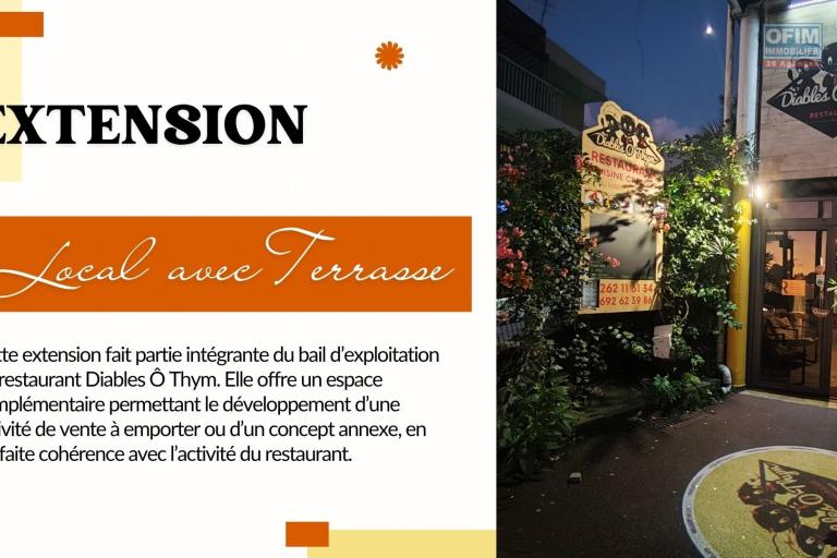 A SAISIR Fonds de commerce Restaurant Le Diables &Ocirc; Thym au Tampon est &agrave; vendre