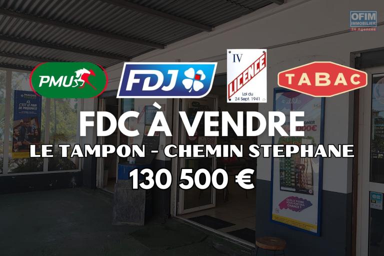 À Vendre – LOTO PMU BAR TABAC + MULTI-EXPLOITATION au Tampon | 130 500€