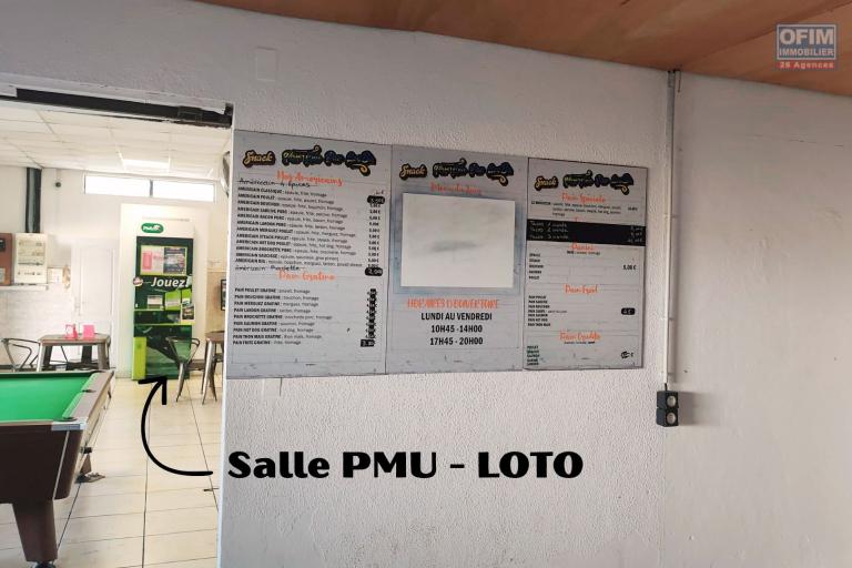 À Vendre – LOTO PMU BAR TABAC + MULTI-EXPLOITATION au Tampon | 130 500€