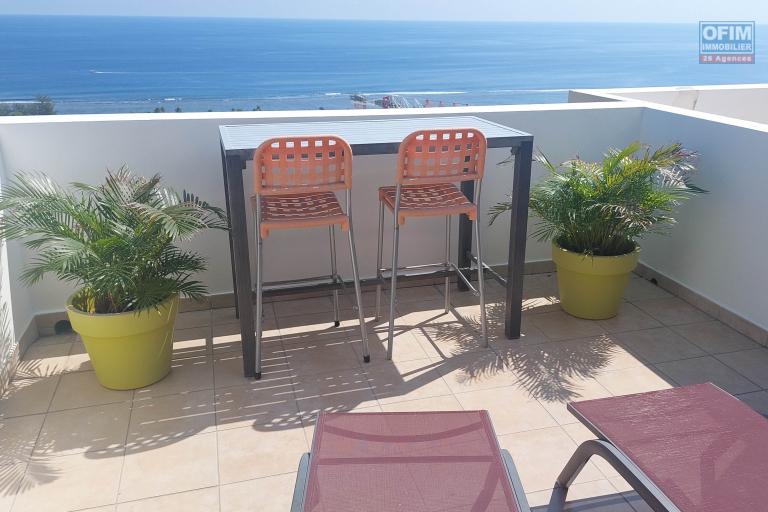 A louer appartement T2 vide à Saint Leu avec vue mer et environnement calme