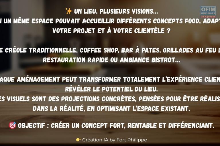 A C&eacute;der Droit au Bail Tous Commerce dont RESTAURATION, 13 bis rue Victor Le Vigoureux &agrave; Saint-Pierre | 25500&euro;