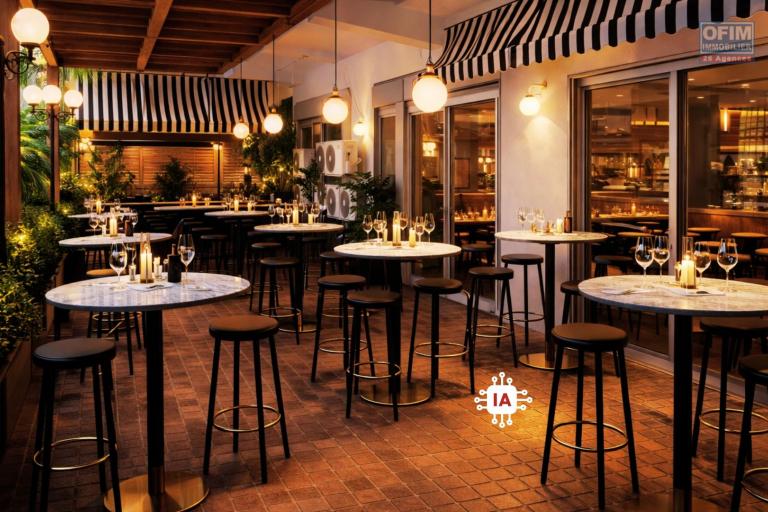 A louer local commercial / professionnel de 100m2 avec Terrasse proche front de mer Saint-Pierre &agrave; 1700&euro; HT