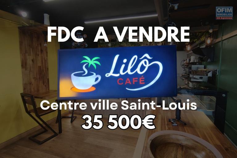 A VENDRE - SNACK CAFE L&Icirc;LO CAFE situ&eacute; centre ville de Saint-Louis | 55 500&euro;