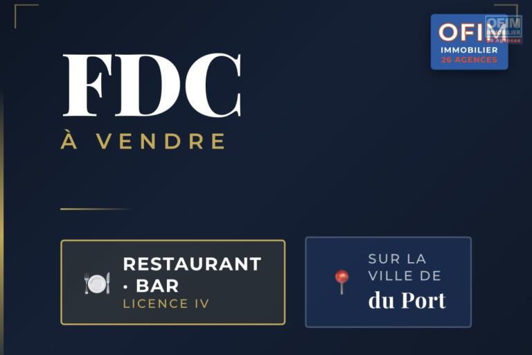 A Vendre -Fonds de Commerce Bar Licence IV/ Restaurant de 160m2