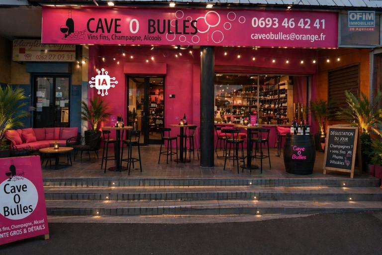 A VENDRE 49 500&euro; | Fond de commerce la CAVE O BULLES | Caviste au Tampon