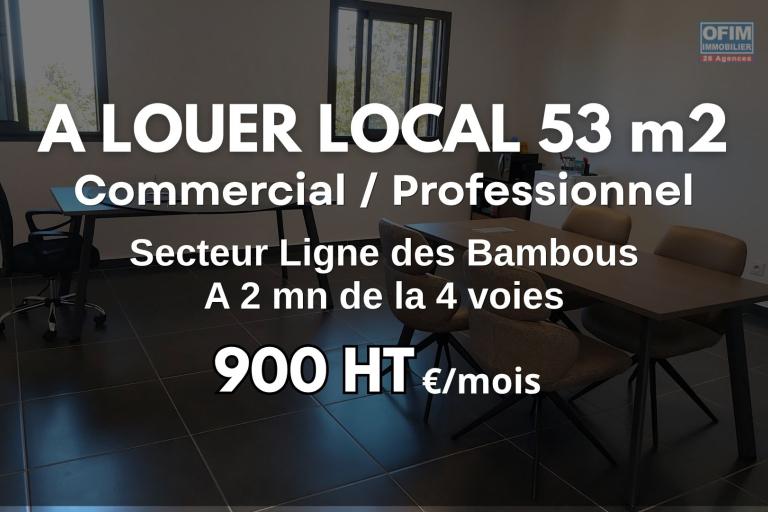  A LOUER Local Commercial / Professionnel de 53m2 | Secteur Ligne des Bambous Sa...