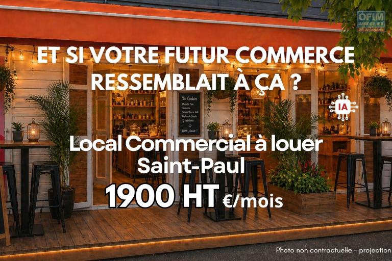 Et si votre futur commerce prenait vie ici ? A louer 1900&euro; HT / mois | Saint-P...