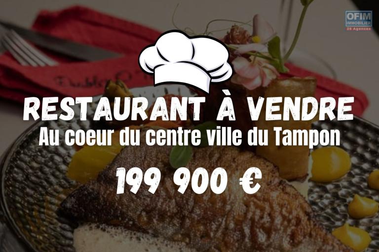 A VENDRE | Fonds de commerce d'un restaurant unique au centre ville du Tampon &agrave;...