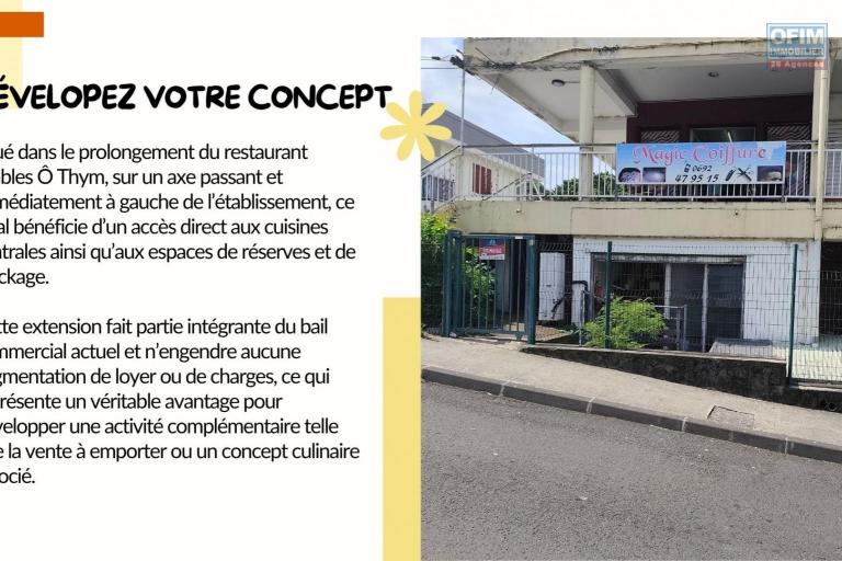 A VENDRE | Fonds de commerce d'un restaurant unique au centre ville du Tampon à 199 900€