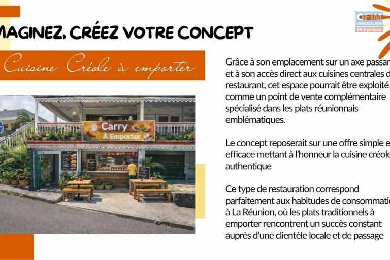 A VENDRE | Fonds de commerce d'un restaurant unique au centre ville du Tampon à 199 900€